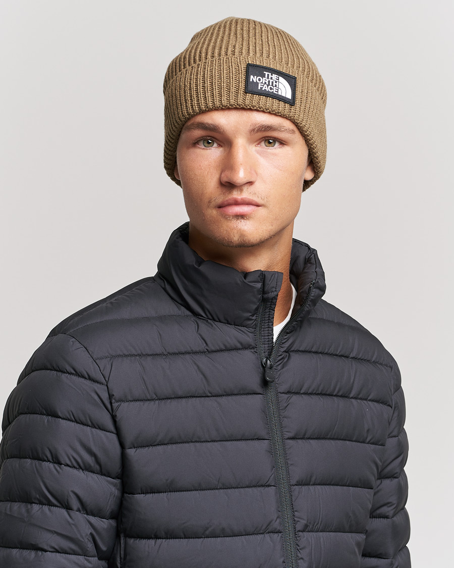 Herren | The North Face Logo Box Cuff Beanie Military | The North Face | Logo Box Cuff Beanie Military