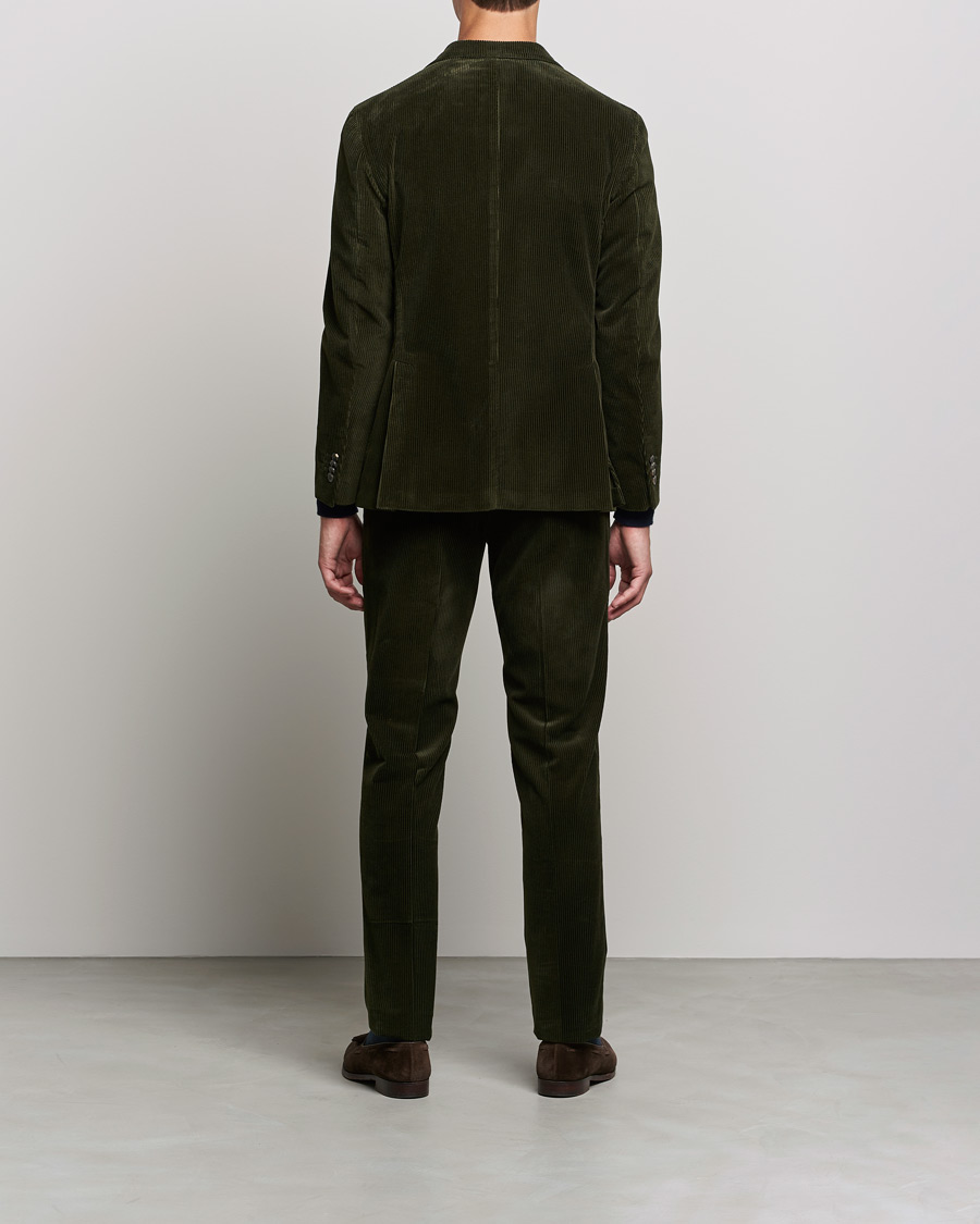 Herren | Anzüge | Boglioli | K Jacket Wale Corduroy Suit Forest Green