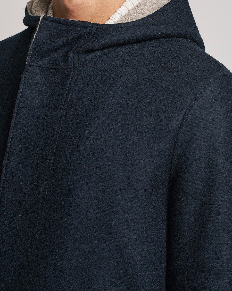 Herren | Jacken | Harris Wharf London | Fishtail Wool Parka Navy