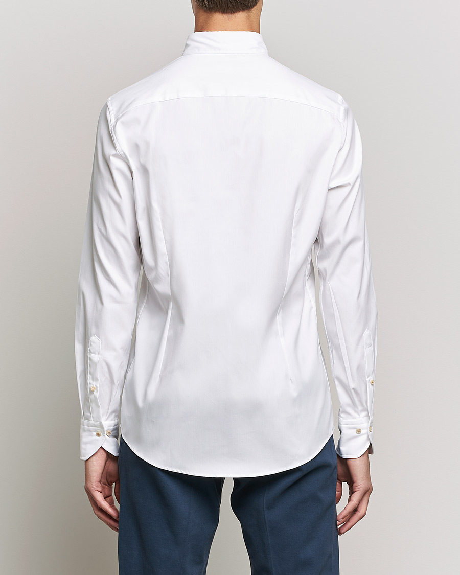 Herren | Hemden | Stenströms | Slimline Button Down Pinpoint Oxford Shirt White