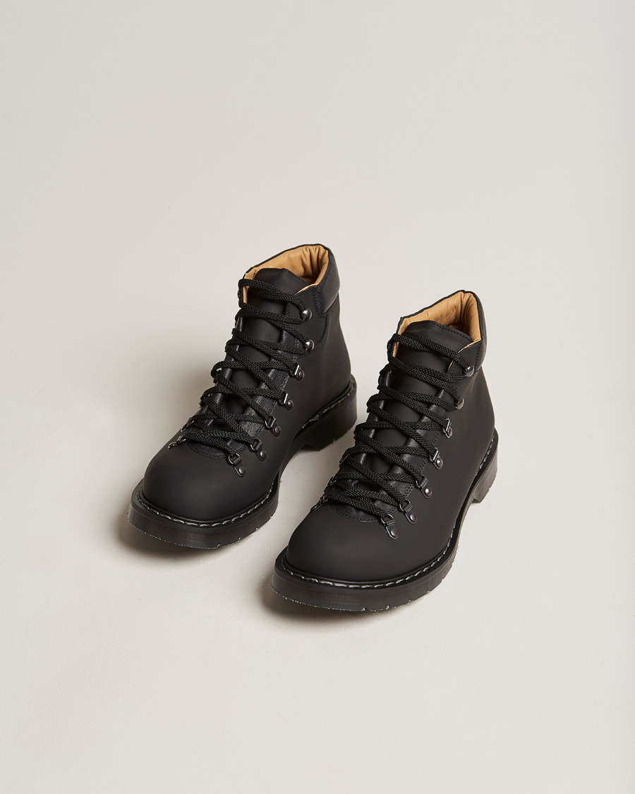 Herren | Schuhe | Solovair | Urban Hiker Boot Black Waxy