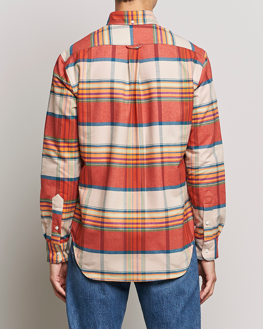 Herren | Hemden | Gitman Vintage | Button Down Sunrise Flannel Shirt Sunrise