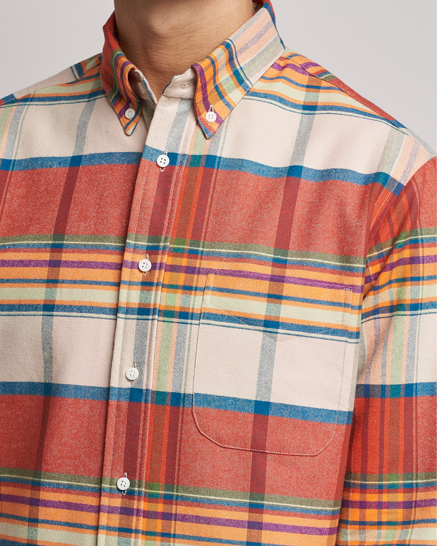 Herren | Hemden | Gitman Vintage | Button Down Sunrise Flannel Shirt Sunrise