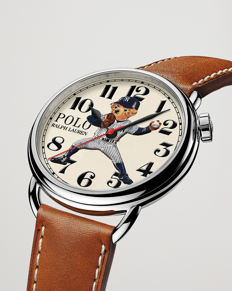 Men | Watches | Polo Ralph Lauren | 42mm Automatic Yankee Bear White Dial 