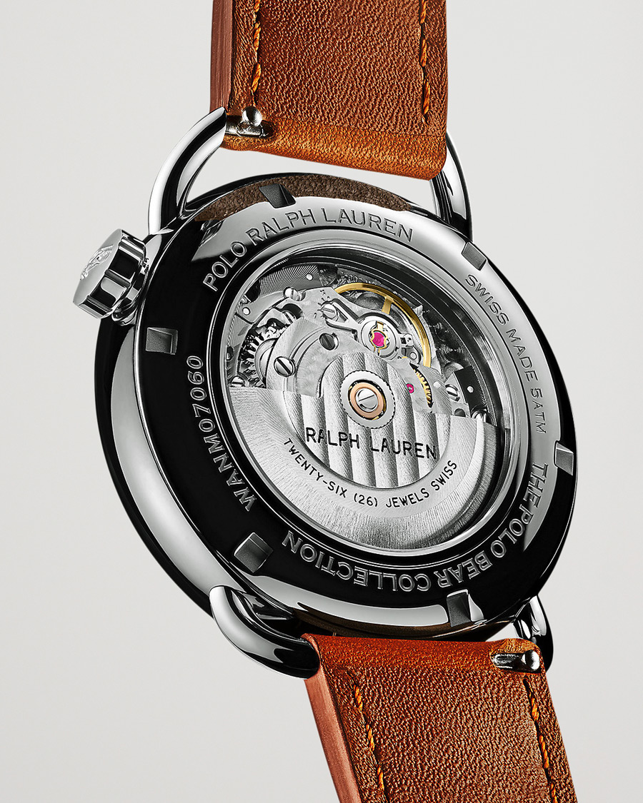 Herren | Polo Ralph Lauren 42mm Automatic Yankee Bear White Dial | Polo Ralph Lauren | 42mm Automatic Yankee Bear White Dial