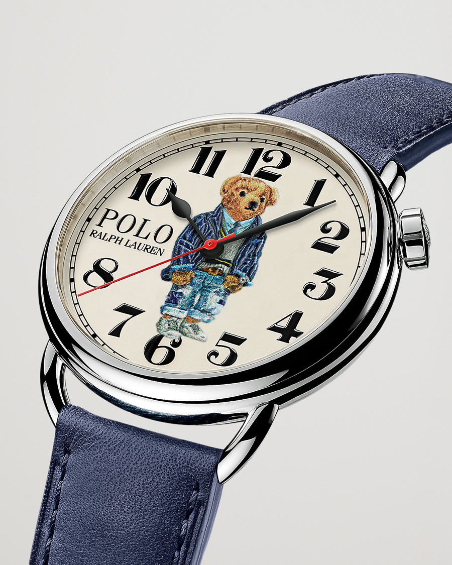 Herren | Polo Ralph Lauren 42mm Automatic Cricket Bear White Dial | Polo Ralph Lauren | 42mm Automatic Cricket Bear White Dial