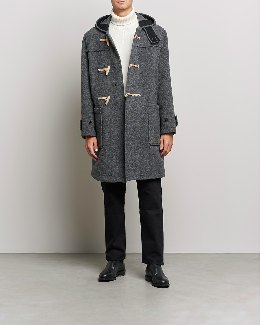 Herren | Jacken | Gloverall | 575 Monty Original Duffle Coat Grey/Blackwatch
