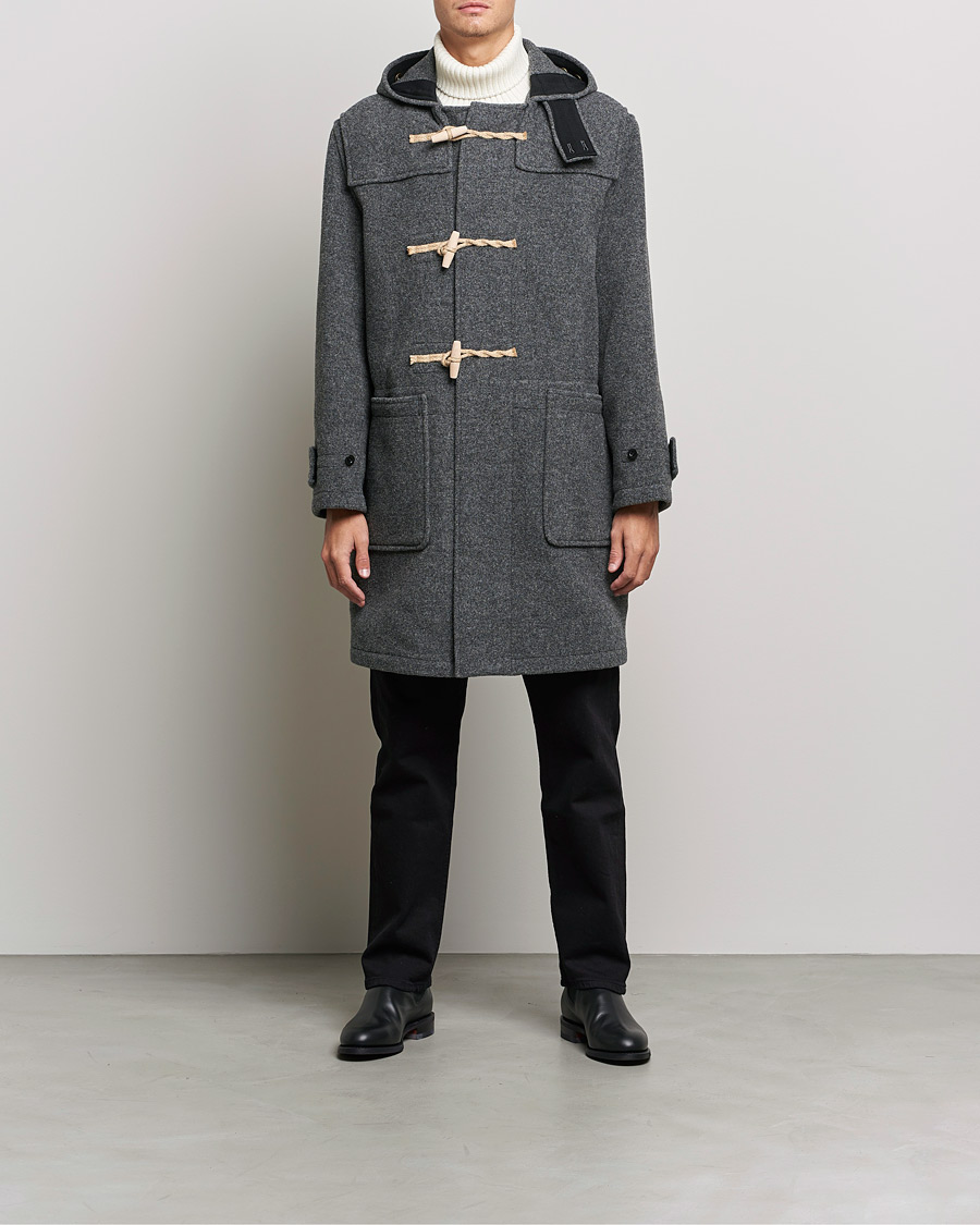 Herren | Jacken | Gloverall | 575 Monty Original Duffle Coat Grey/Blackwatch