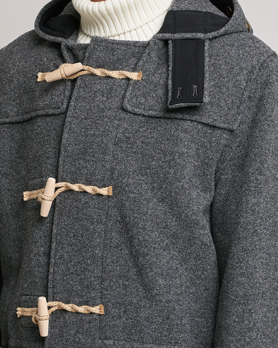 Herren | Jacken | Gloverall | 575 Monty Original Duffle Coat Grey/Blackwatch