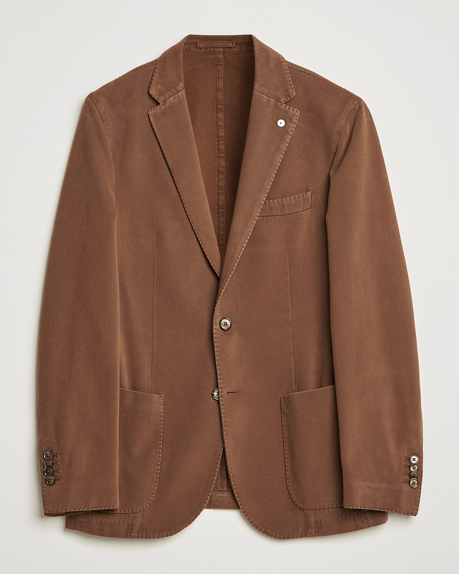 Herren | Sakkos | L.B.M. 1911 | Jack Cotton/Cashmere Blazer Brown