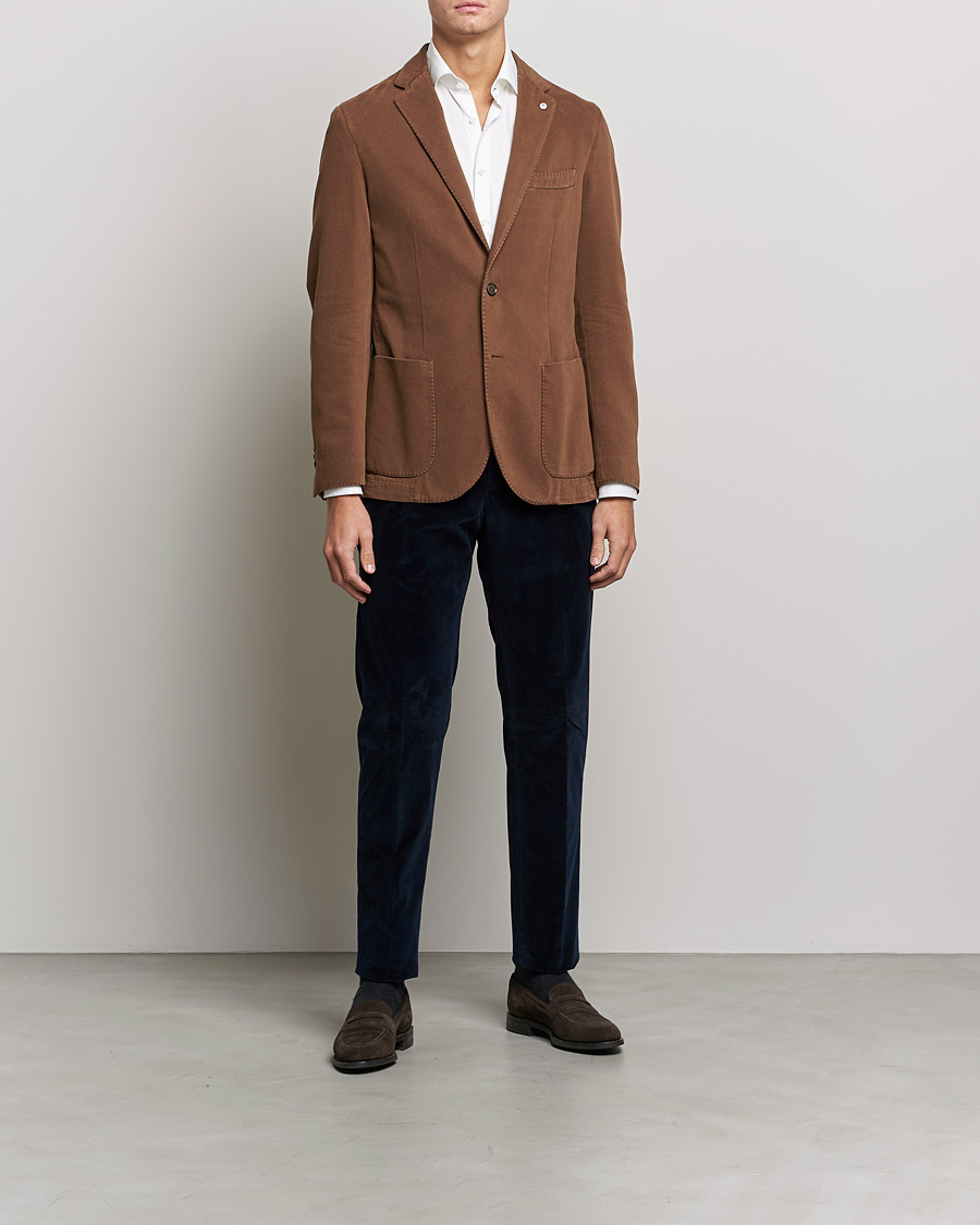 Herren | Sakkos | L.B.M. 1911 | Jack Cotton/Cashmere Blazer Brown