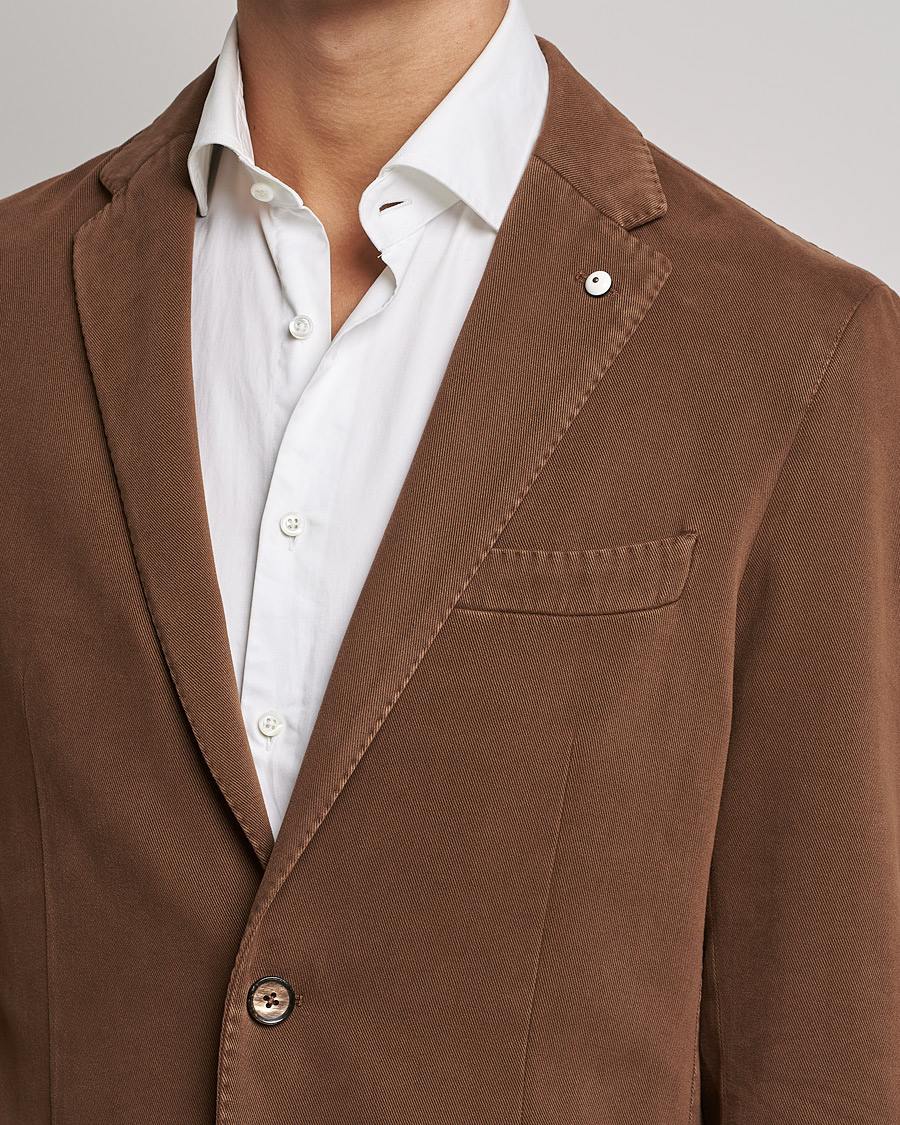 Herren | Sakkos | L.B.M. 1911 | Jack Cotton/Cashmere Blazer Brown