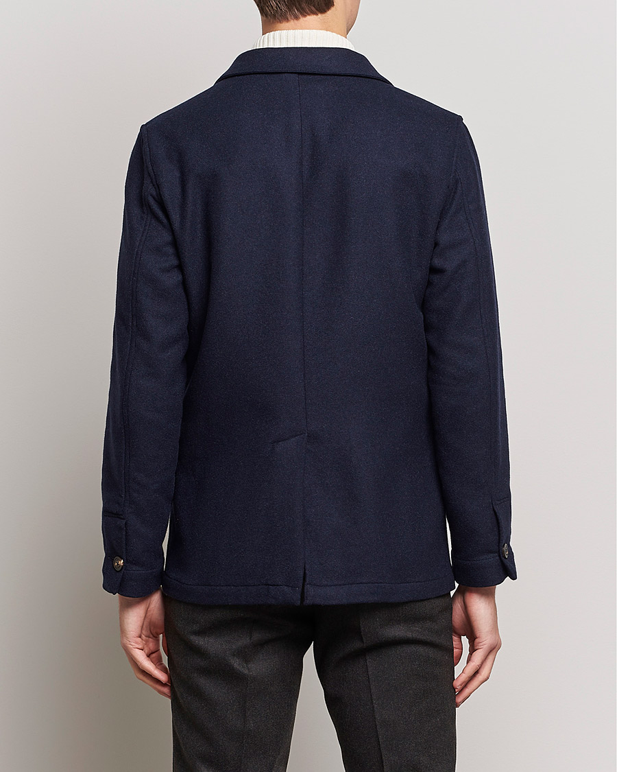 Herren | Hemden | Lardini | Wool/Cashmere Shirt Jacket Navy