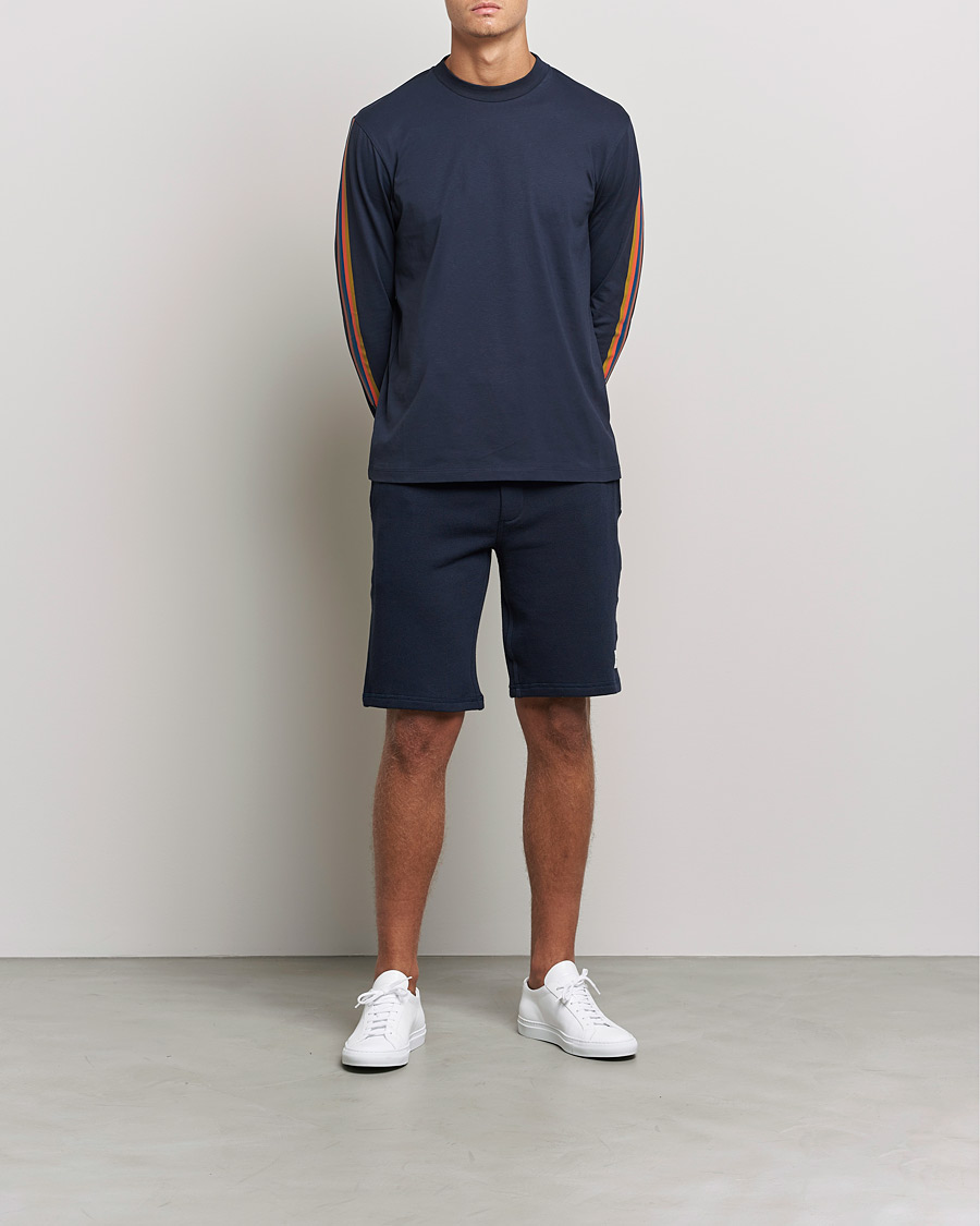 Herren | Shorts | Paul Smith | Birght Stripe Sweat Shorts Navy