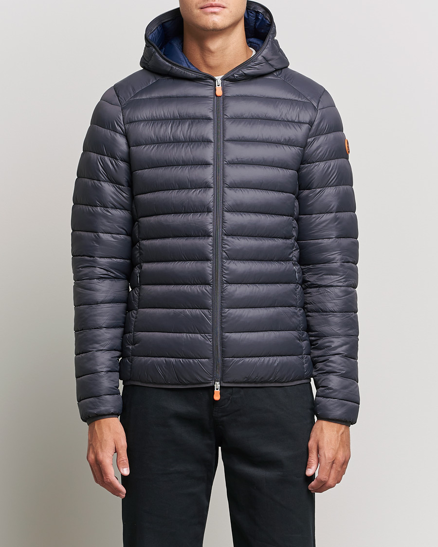 Herren | Jacken | Save The Duck | Donald Lightweight Padded Hooded Jacket Anthracite