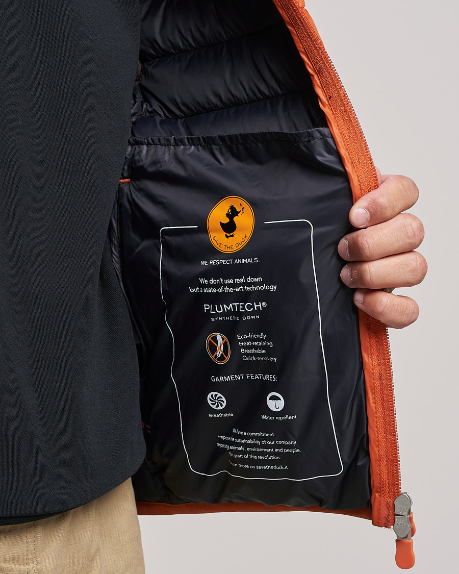 Herren | Jacken | Save The Duck | Donald Lightweight Padded Hooded Jacket Ginger Orange S