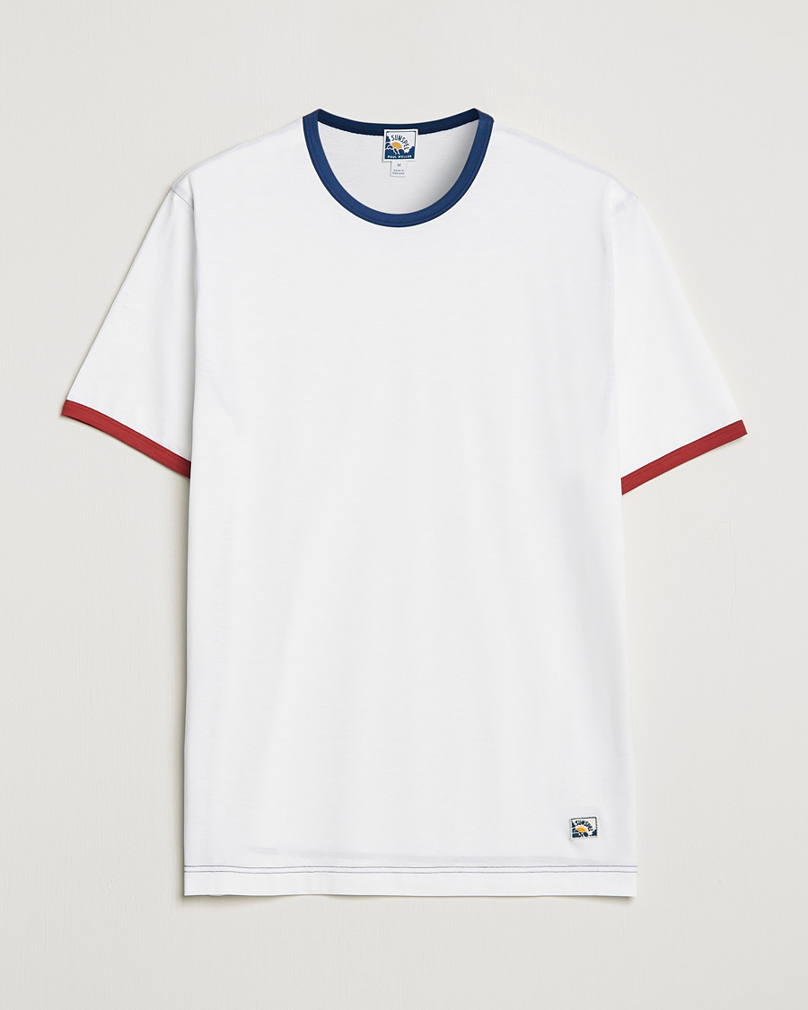 Herren | T-Shirts | Sunspel | Paul Weller Supima Cotton T-Shirt White