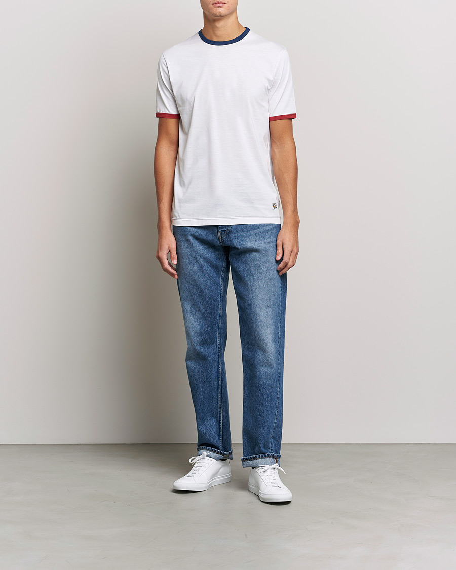 Herren | T-Shirts | Sunspel | Paul Weller Supima Cotton T-Shirt White