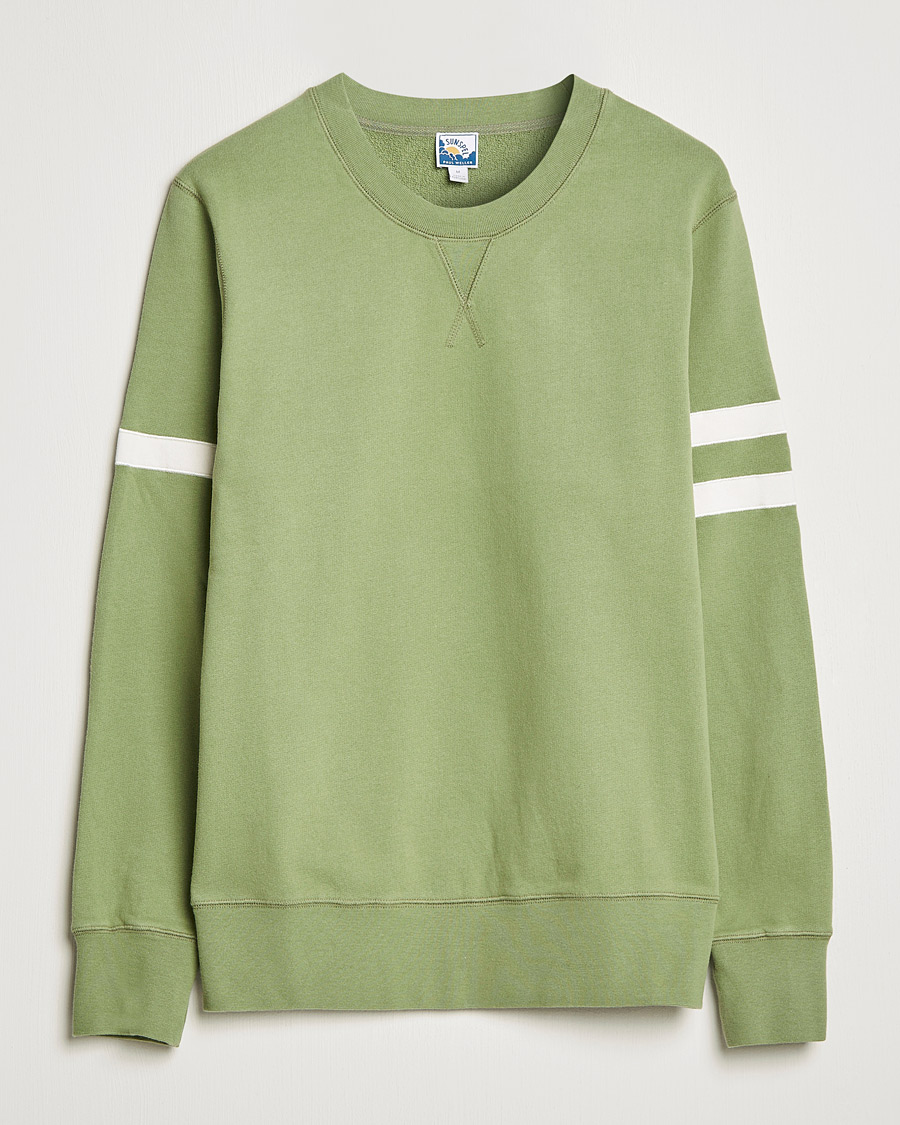 Herren | Pullover | Sunspel | Paul Weller Loopback Sweatshirt Dark Sage