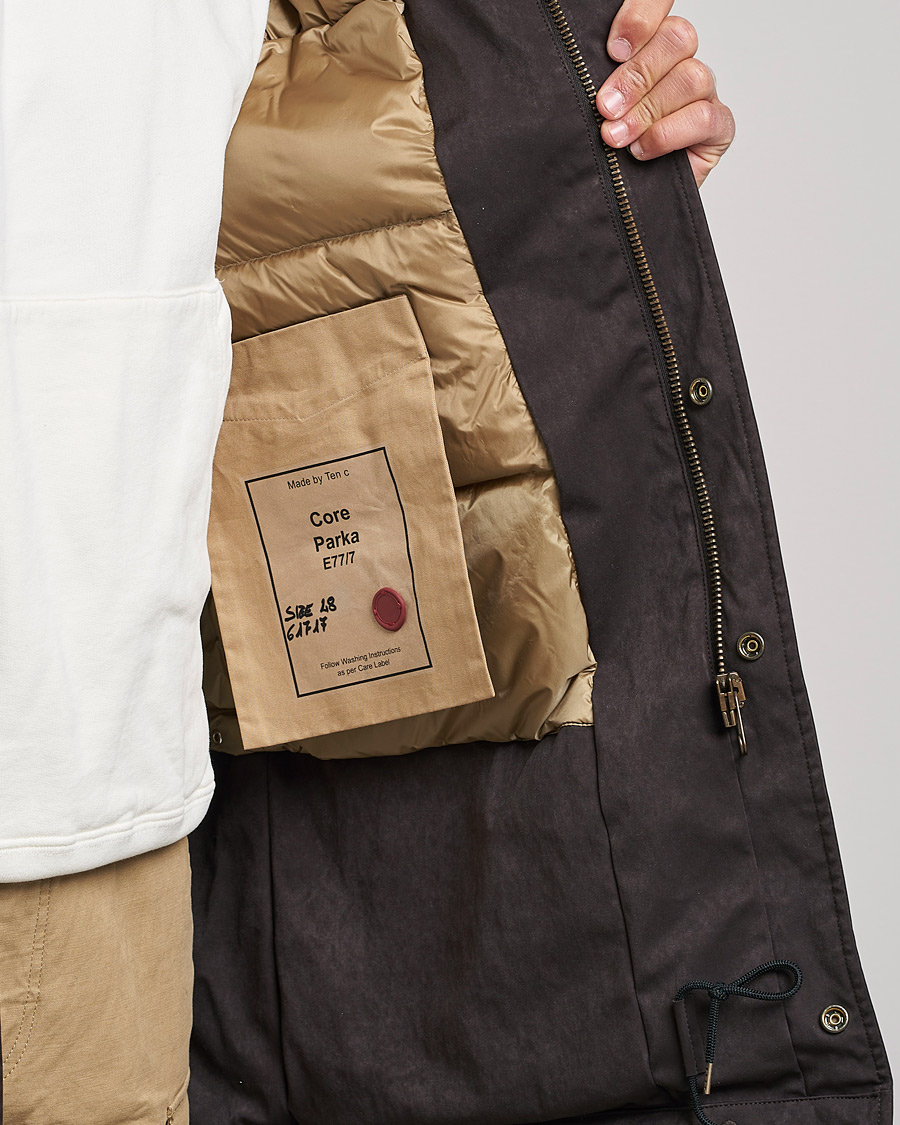 Herren | Jacken | Ten c | OJJ Core Down Parka Dark Brown