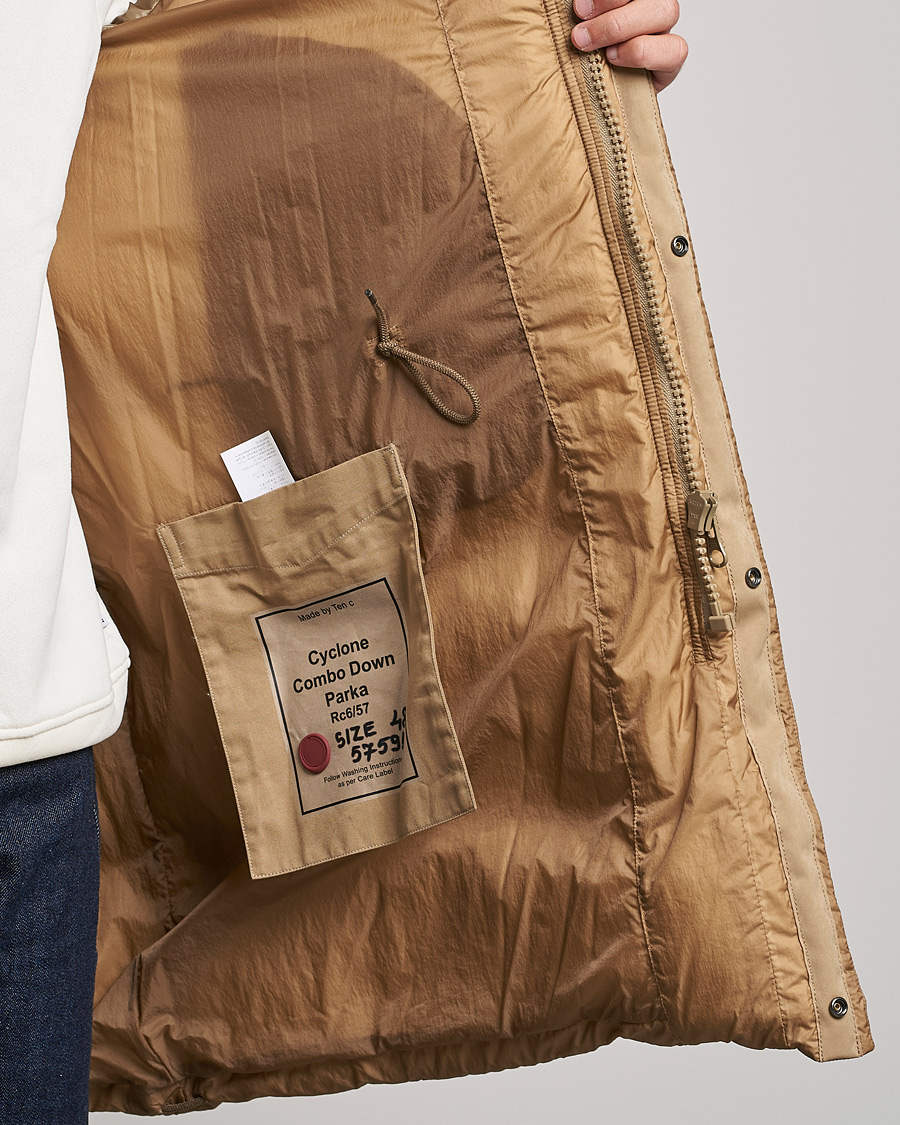 Herren | Jacken | Ten c | Cyclone Combo Down Parka Sand