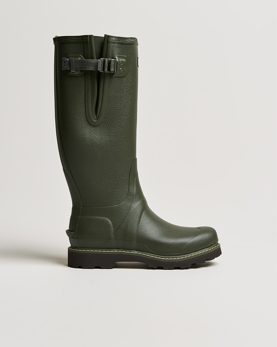 Herren | Hunter Balmoral Commando Sole Boot Dark Olive | Hunter Boots | Hunter Balmoral Commando Sole Boot Dark Olive