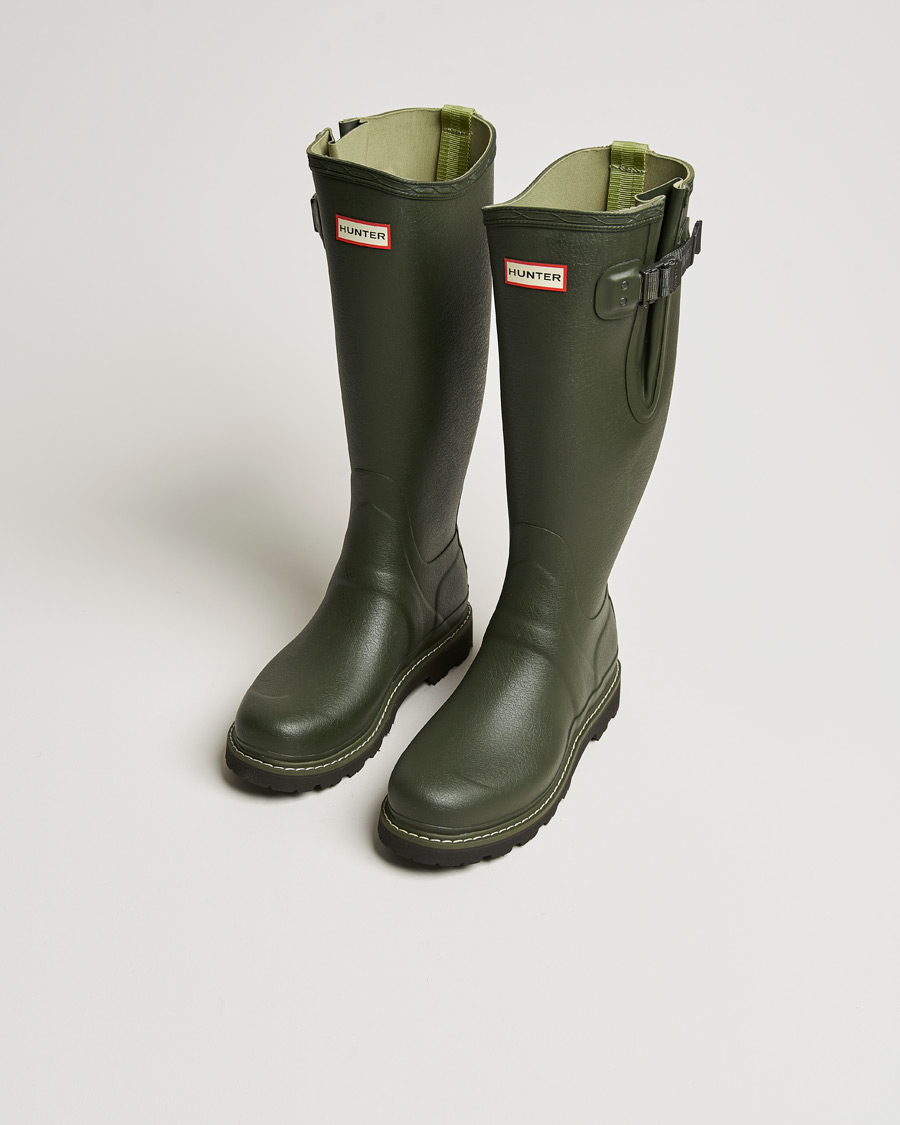 Herren | Schuhe | Hunter Boots | Balmoral Commando Sole Boot Dark Olive