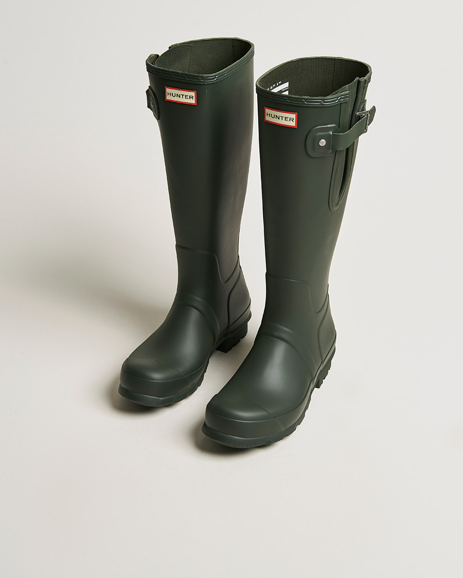 Herren | Schuhe | Hunter Boots | Original Tall Side Adjustable Boot Dark Olive