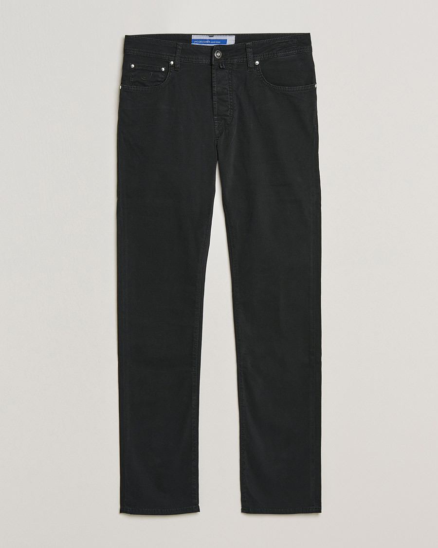 Herren | Hosen | Jacob Cohën | Bard 5-Pocket Cotton Trousers Black