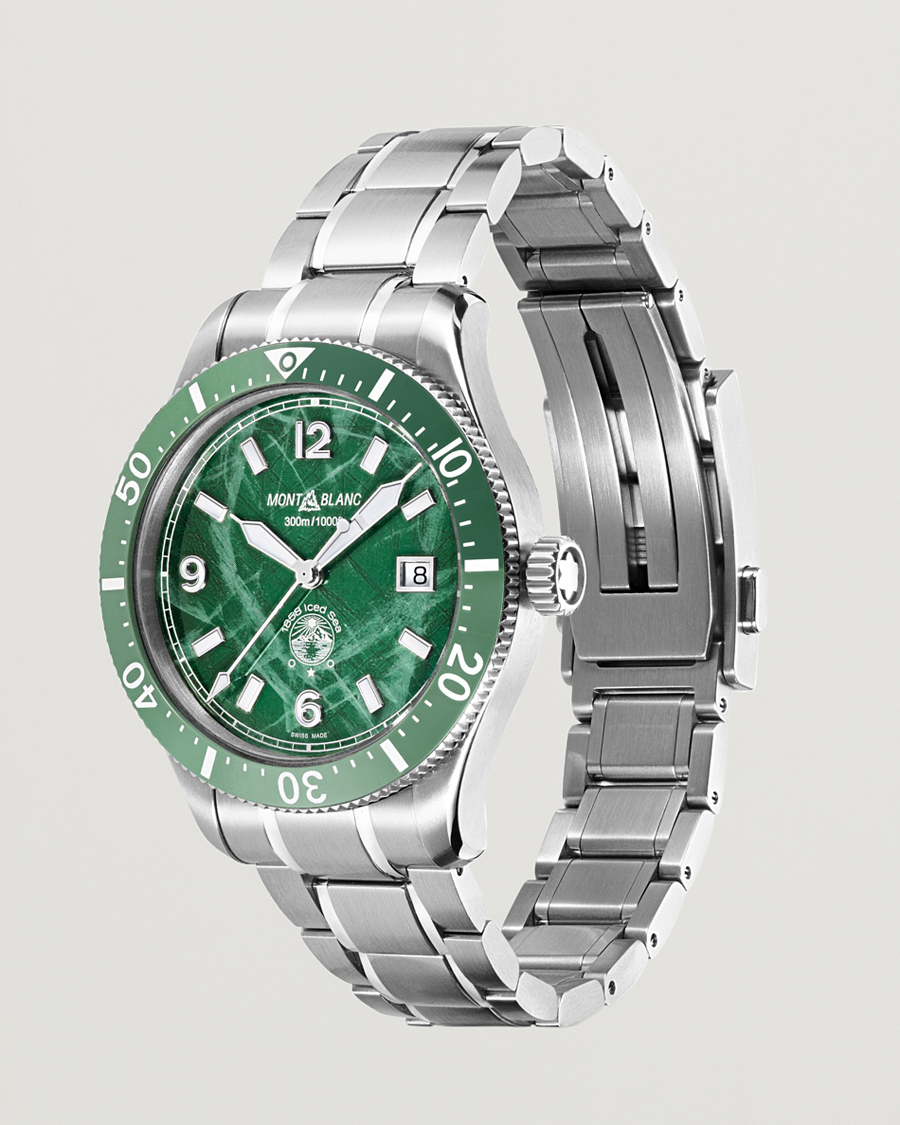 Men | Stainless steel strap | Montblanc | 1858 Iced Sea Automatic 41mm Green