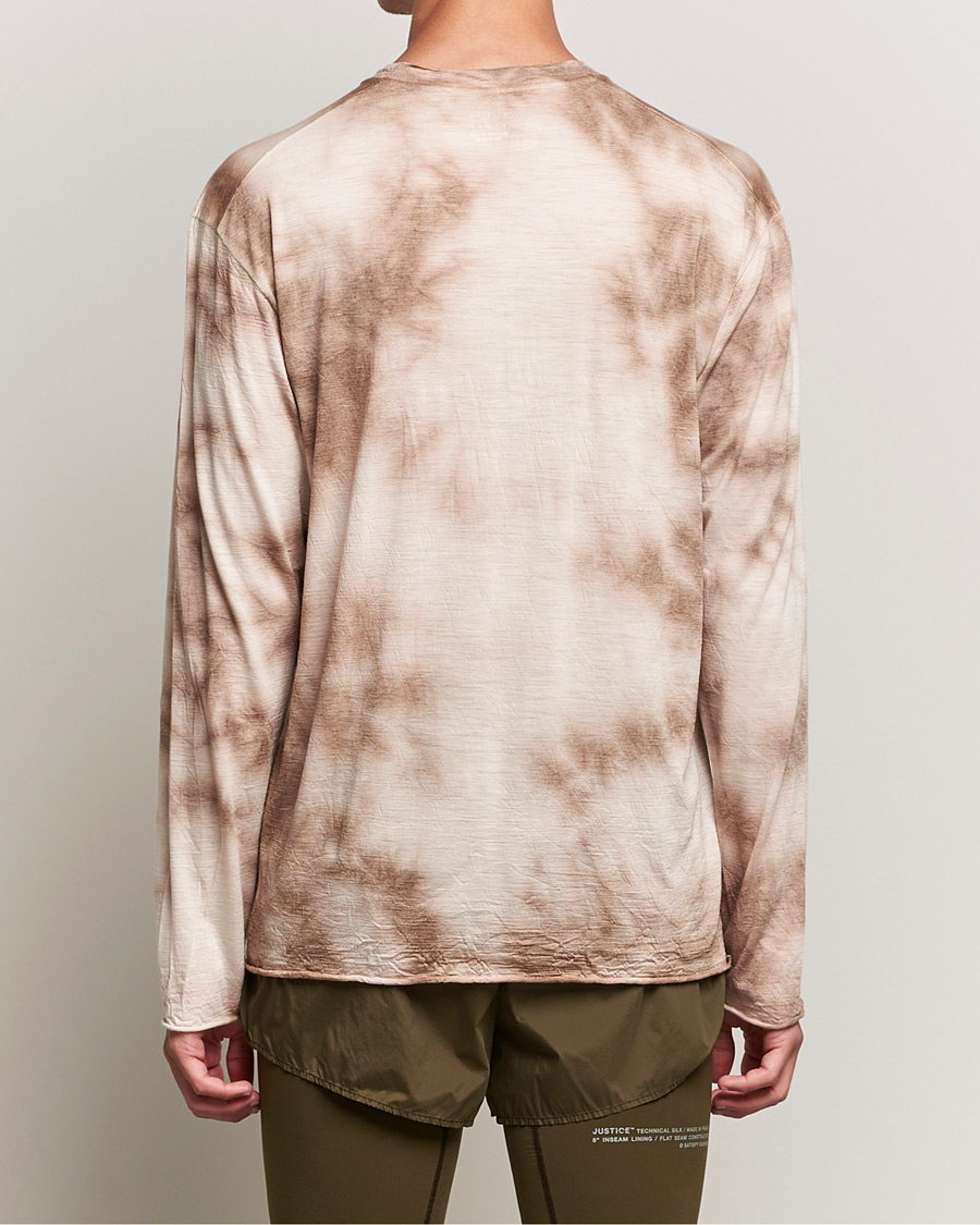 Herren | T-Shirts | Satisfy | CloudMerino Long Sleeve T-Shirt Thrush Batik