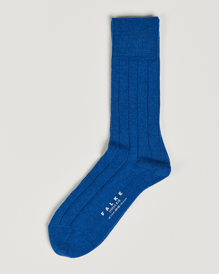 Herren | Unterwäsche | Falke | Lhasa Cashmere Socks Sapphire Blue