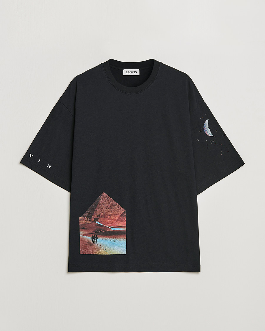 Herren | T-Shirts | Lanvin | Sci-Fi Printed T-Shirt Black