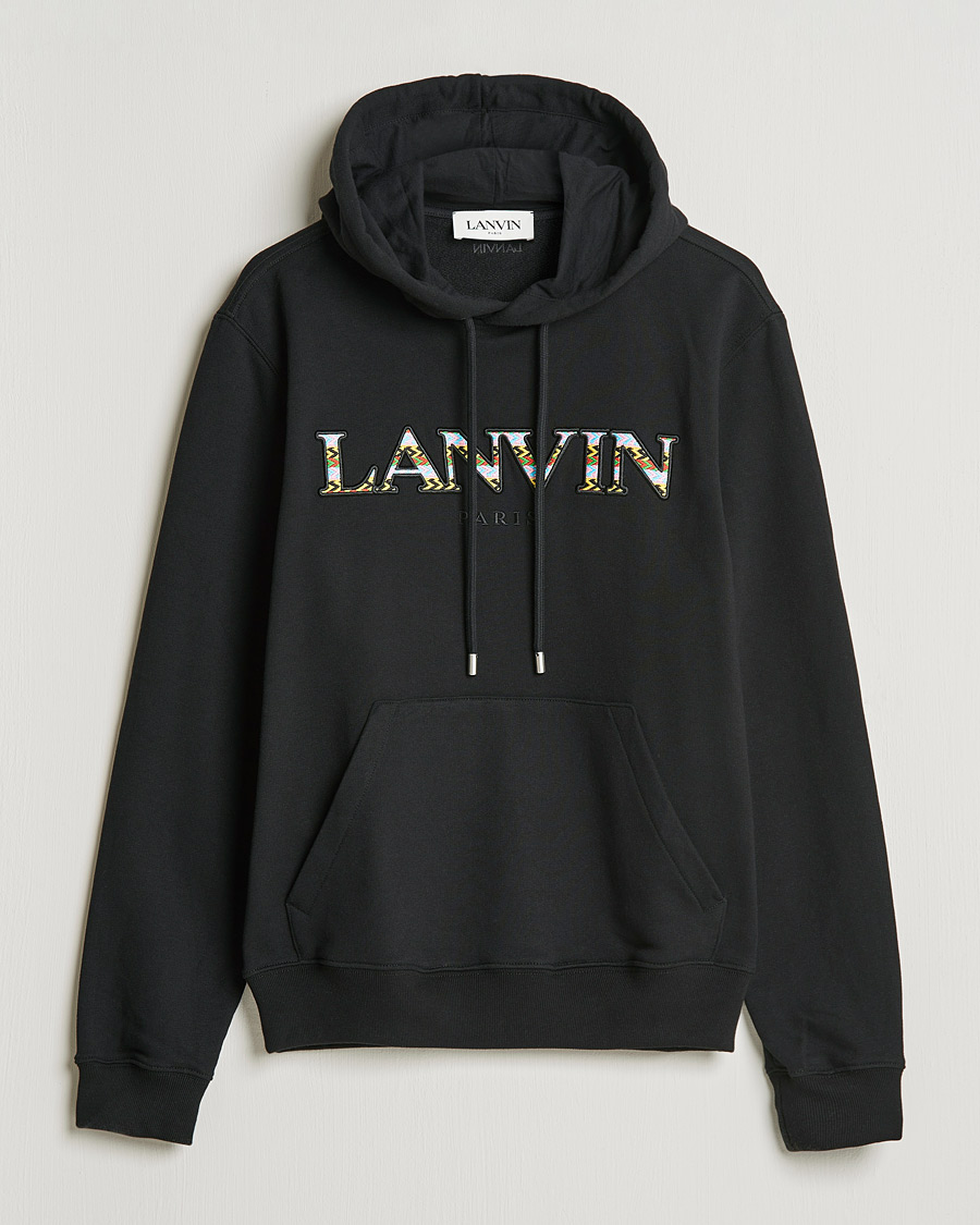 Herren | Pullover | Lanvin | Curb Logo Hoodie Black