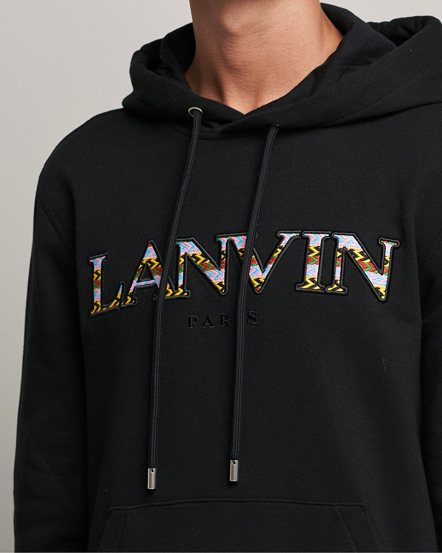 Herren | Pullover | Lanvin | Curb Logo Hoodie Black