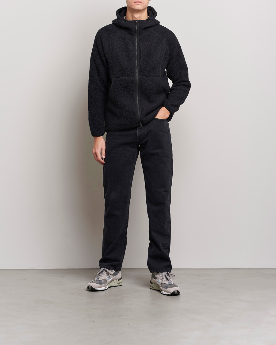 Herren | Pullover | Snow Peak | Thermal Boa Fleece Jacket Black