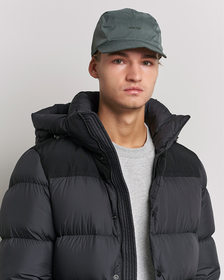 Herren | Snow Peak FR 2L Rain Cap Forest Green | Snow Peak | FR 2L Rain Cap Forest Green