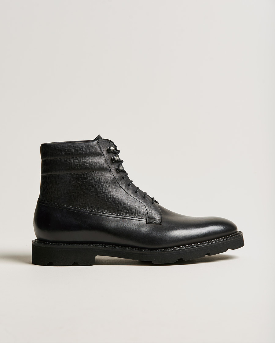 Herren | John Lobb Adler Leather Boot Black Calf | John Lobb | Adler Leather Boot Black Calf