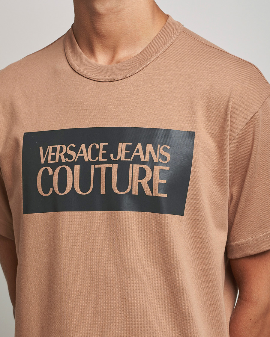 Herren | T-Shirts | Versace Jeans Couture | Reflective Logo T-Shirt Sand