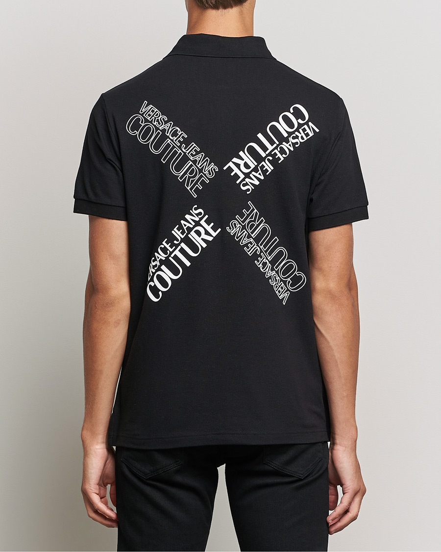 Herren | Poloshirts | Versace Jeans Couture | Logo Polo Shirt Black