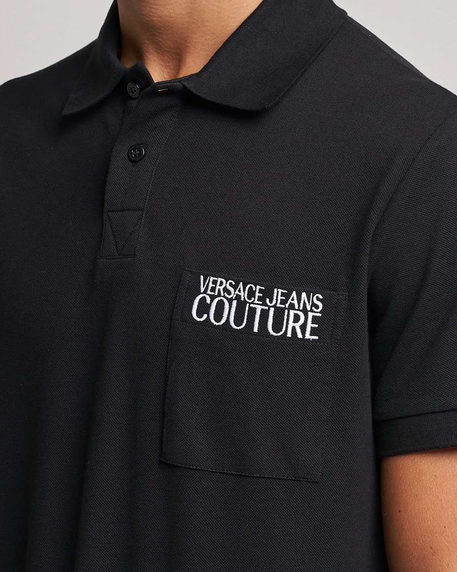 Herren | Poloshirts | Versace Jeans Couture | Logo Polo Shirt Black