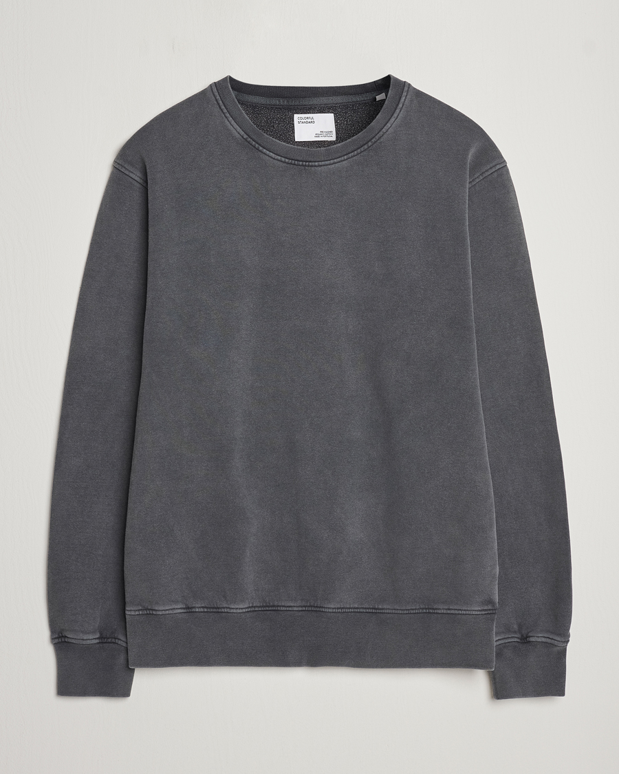 Herren | Pullover | Colorful Standard | Classic Organic Crew Neck Sweat Faded Black