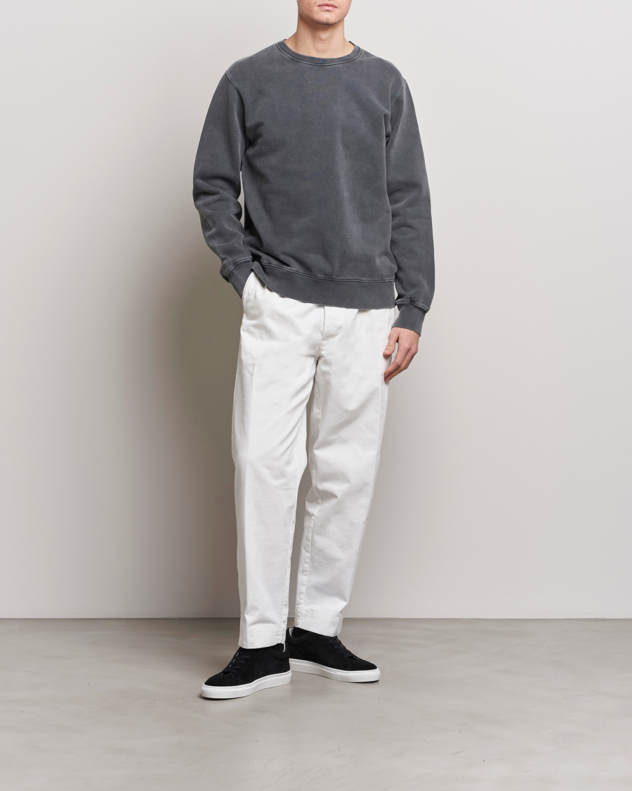 Herren | Pullover | Colorful Standard | Classic Organic Crew Neck Sweat Faded Black