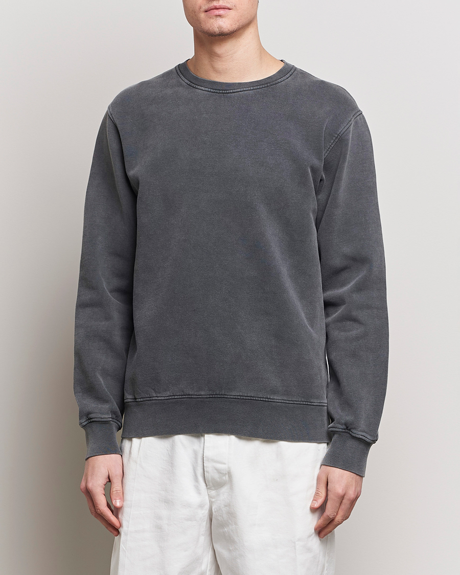 Herren | Sweatshirts | Colorful Standard | Classic Organic Crew Neck Sweat Faded Black