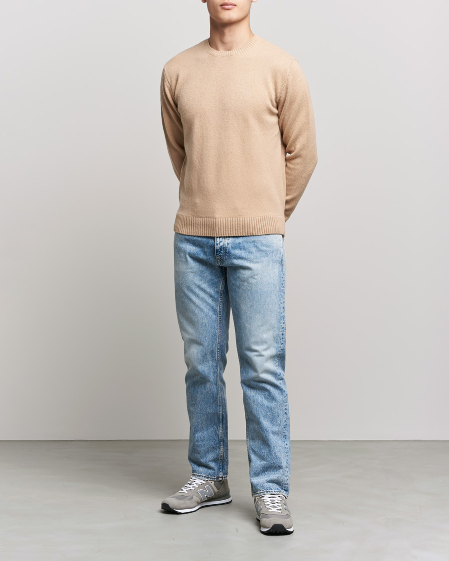 Herren | Pullover | Colorful Standard | Classic Merino Wool Crew Neck Honey Beige