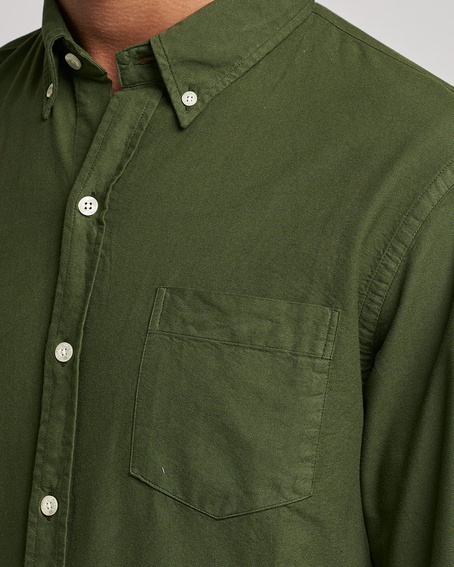 Herren | Hemden | Colorful Standard | Classic Organic Oxford Button Down Shirt Seaweed Green