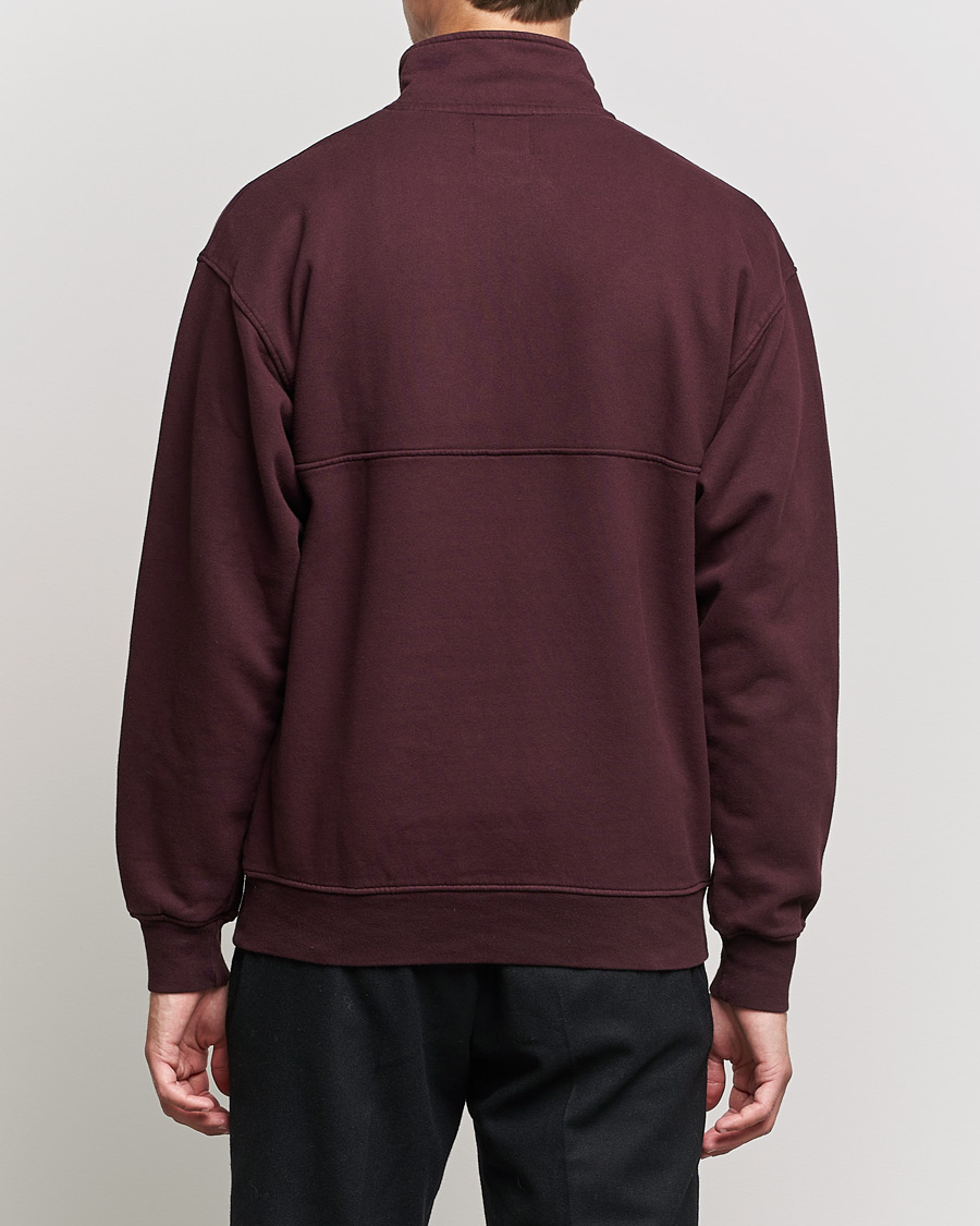 Herren | Pullover | Colorful Standard | Classic Organic Half-Zip Oxblood Red