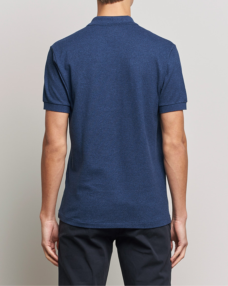 Herren | Poloshirts | Lacoste | Original Polo Melange Piké Dark Indigo Blue