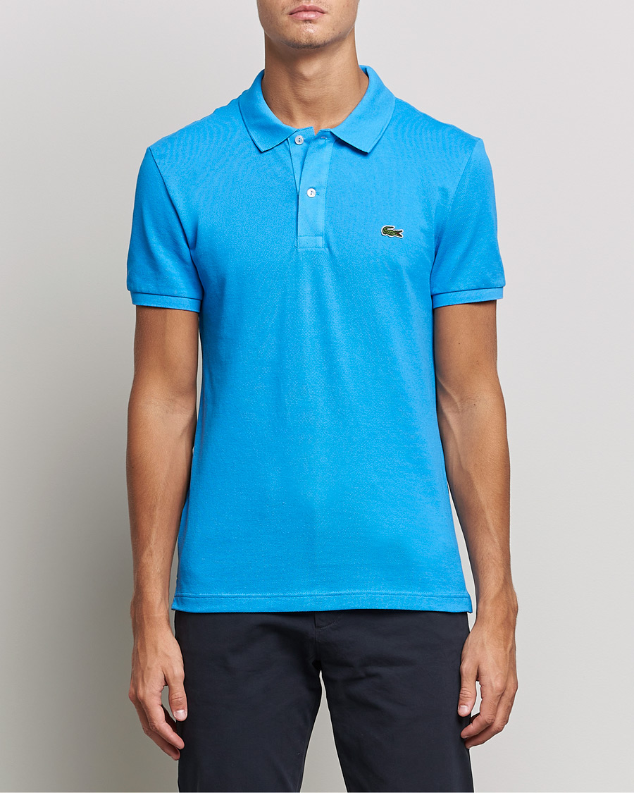 Herren | Poloshirts | Lacoste | Slim Fit Polo Piké Argentine Blue