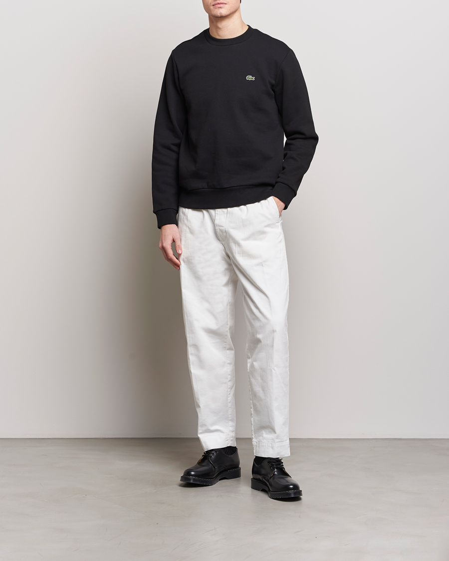 Herren | Pullover | Lacoste | Crew Neck Sweatshirt Black